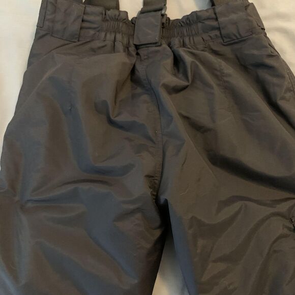 Sport Essentials Snow Pants Youth 16 Black Insulated Bib Winter Ski Snowboard - Picture 9 of 10